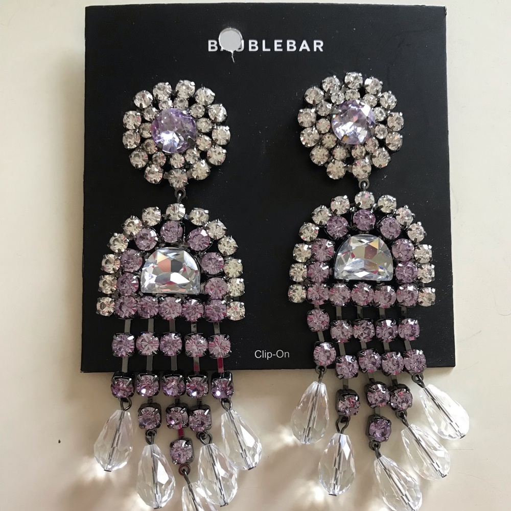 Baublebar Crystal chandelier earrings new